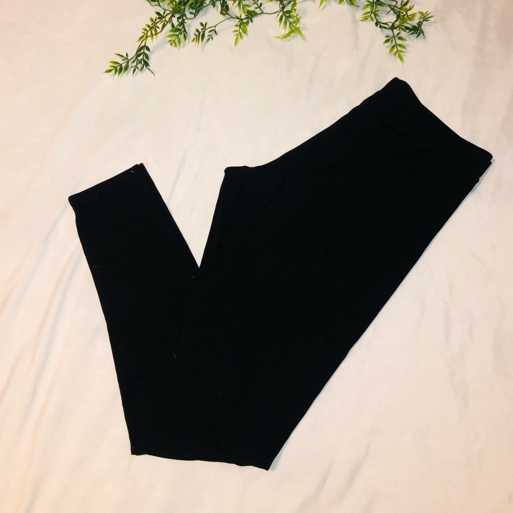 Felina 4 pairs of black high waisted legging large